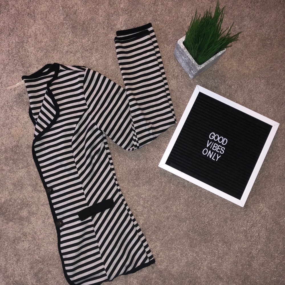 Stripe Cotton Blazer